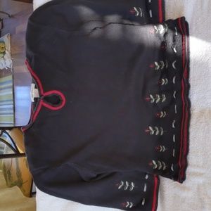 Christopher & Banks hand embroidered sweater